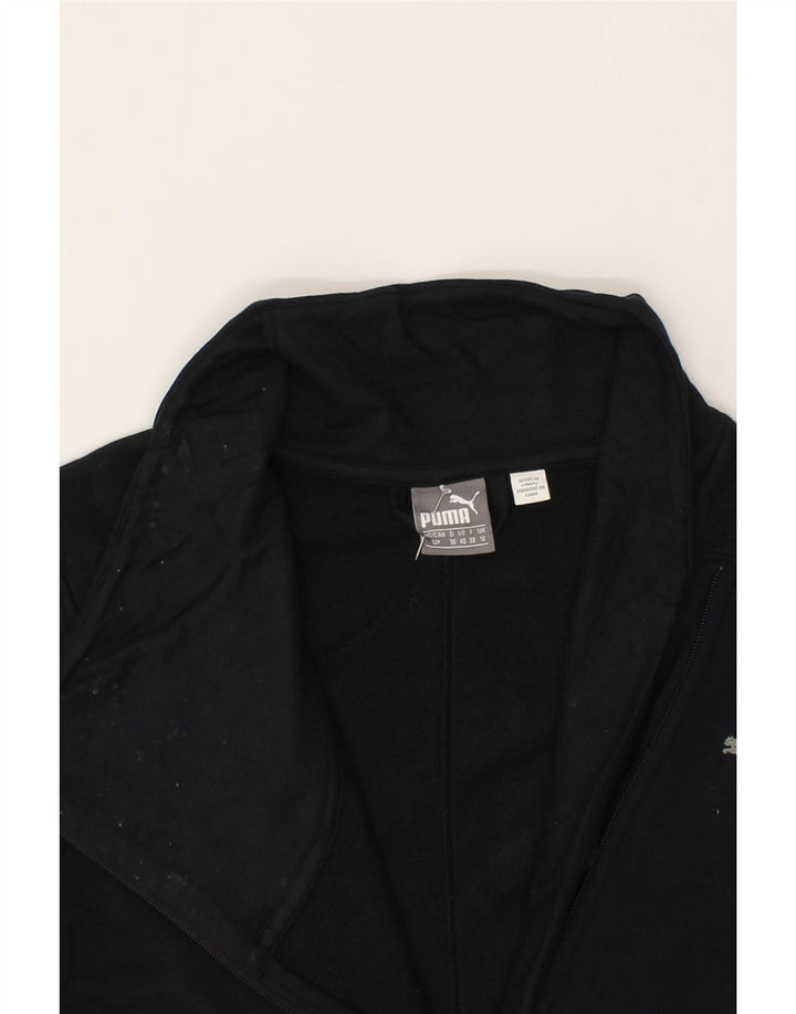 PUMA Veste de survêtement pour femme UK 10 Small Noir