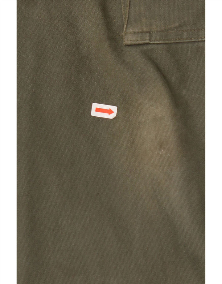 VINTAGE Pantalon Cargo Droit Homme W30 L28 Coton Kaki