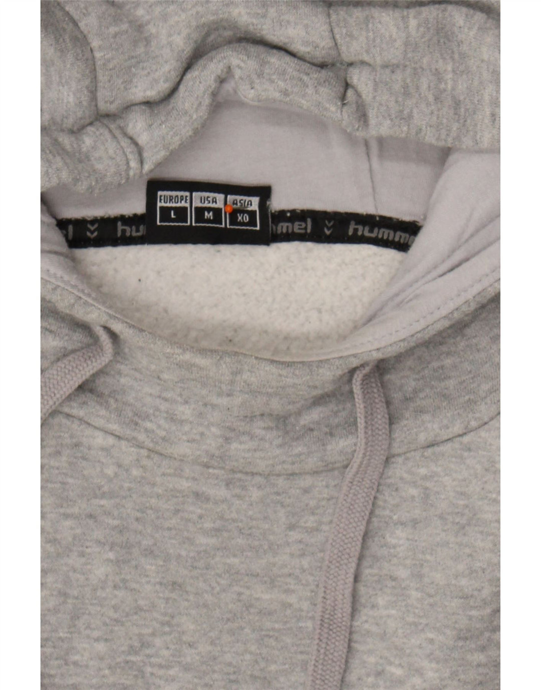 HUMMEL Mens Graphic Oversized Hoodie Jumper Medium Grey Cotton Vintage Hummel and Second-Hand Hummel from Messina Hembry 
