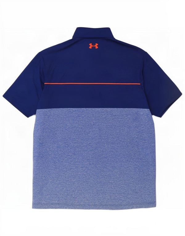 Under Armour Polo Homme Bleu Marine Moyen Colourblock