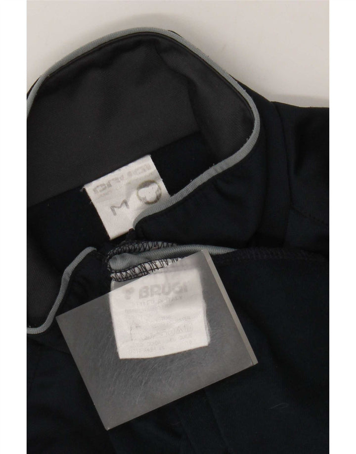 Brugi Veste de Survêtement Homme Bleu Marine Moyen Polyester Colorblock