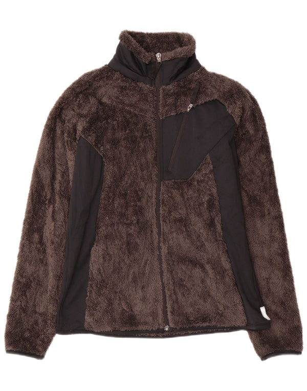 Columbia Veste Polaire Femme UK 14 Gris Moyen Colorblock Polyester