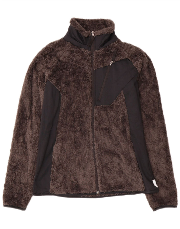 Columbia Veste Polaire Femme UK 14 Gris Moyen Colorblock Polyester