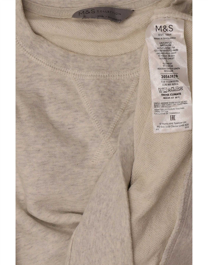 Marks & Spencer Sweat-shirt pour homme en coton moucheté beige moyen