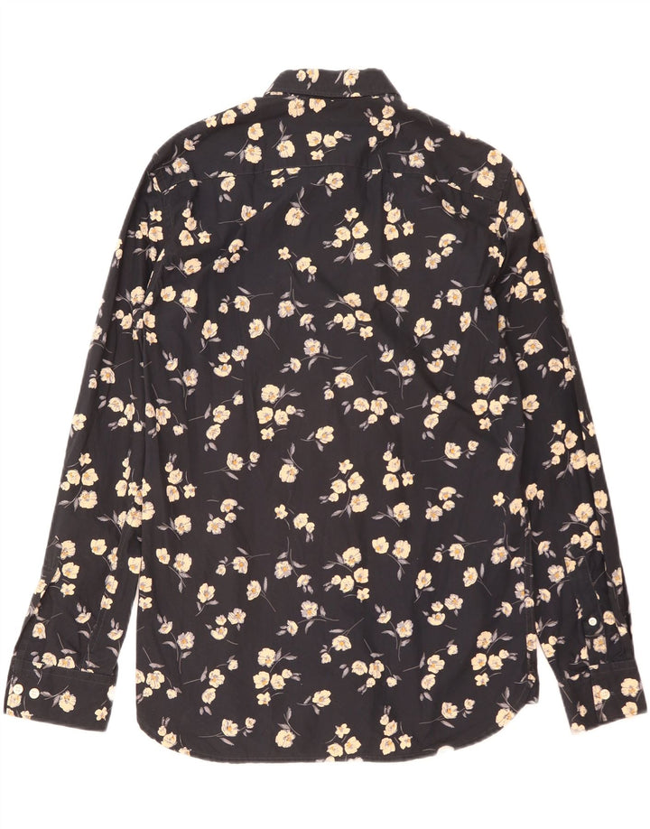 French Connection Chemise Homme Bleu Marine Moyen Floral Coton