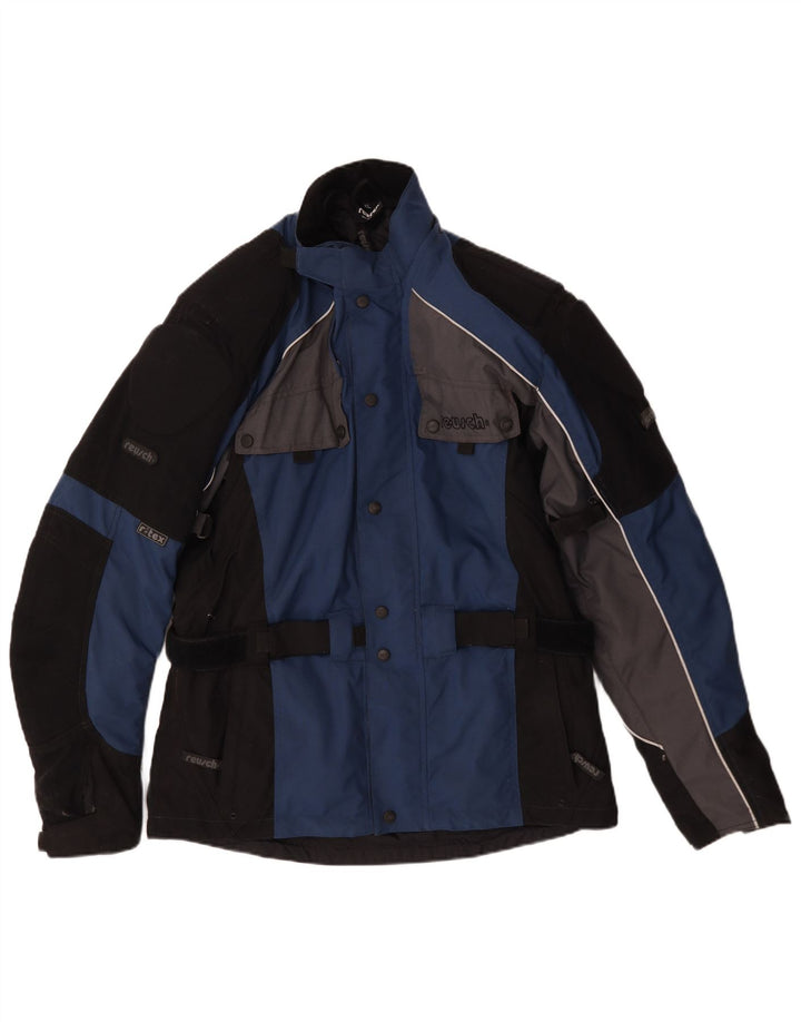 Reusch Veste Racer Homme UK 42 XL Bleu Colorblock Polyamide