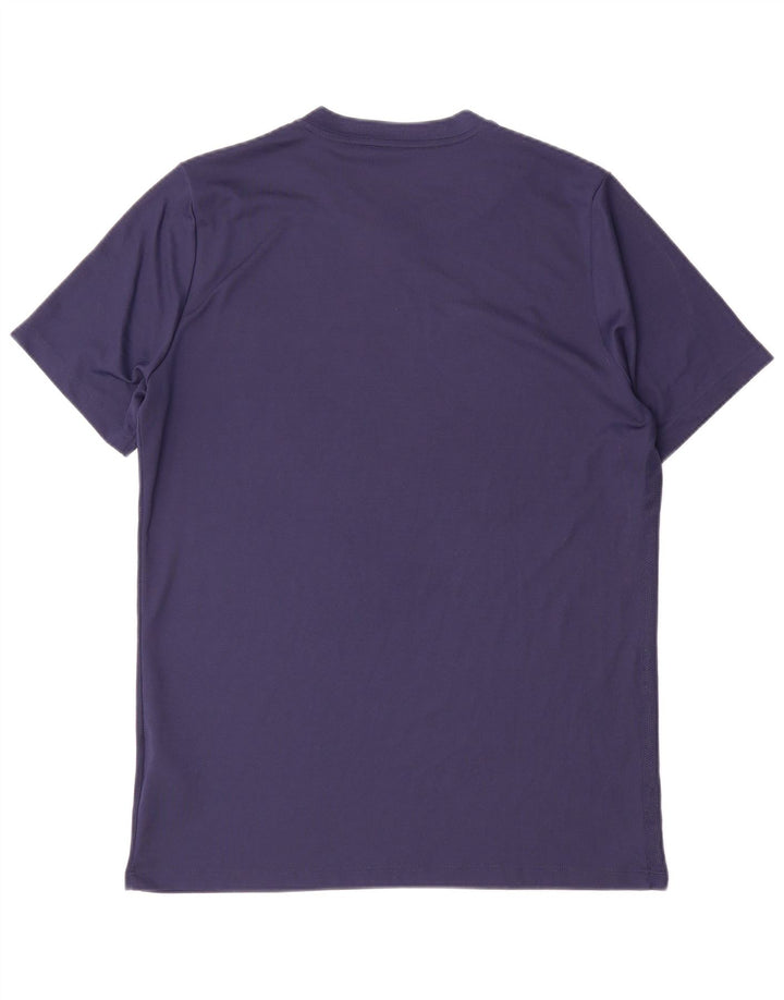 Nike Hommes Dri Fit T-Shirt Haut Large Bleu Marine Polyester