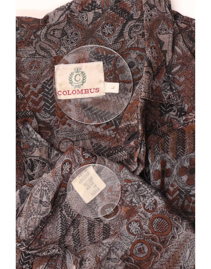 Colombus Chemise Homme Grande Viscose Florale Multicolore