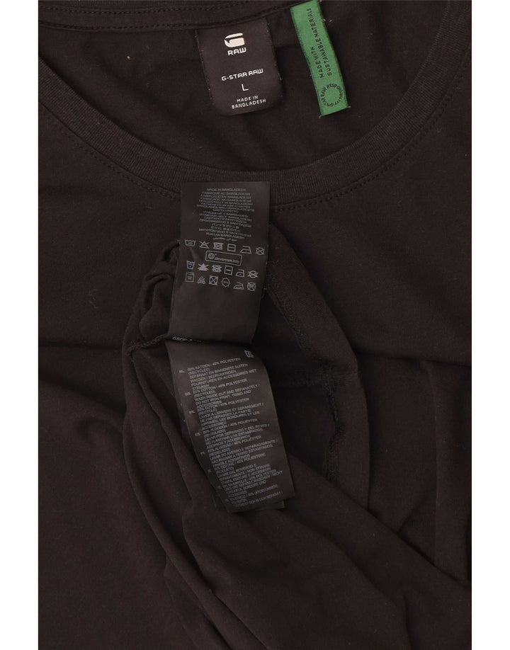 G-Star Homme T-Shirt Top Large Noir Coton