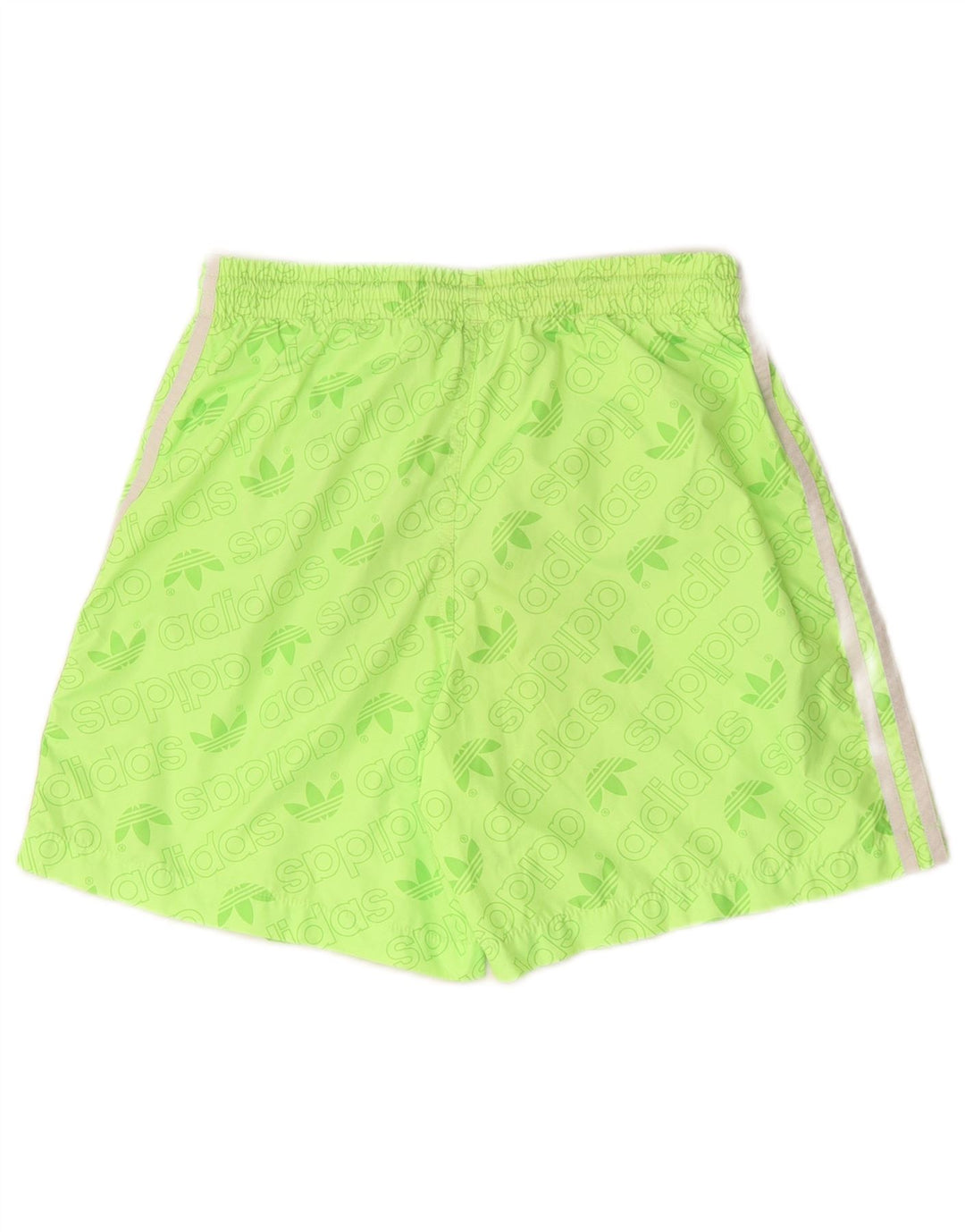 Adidas Short de sport graphique pour homme Petit vert Polyester