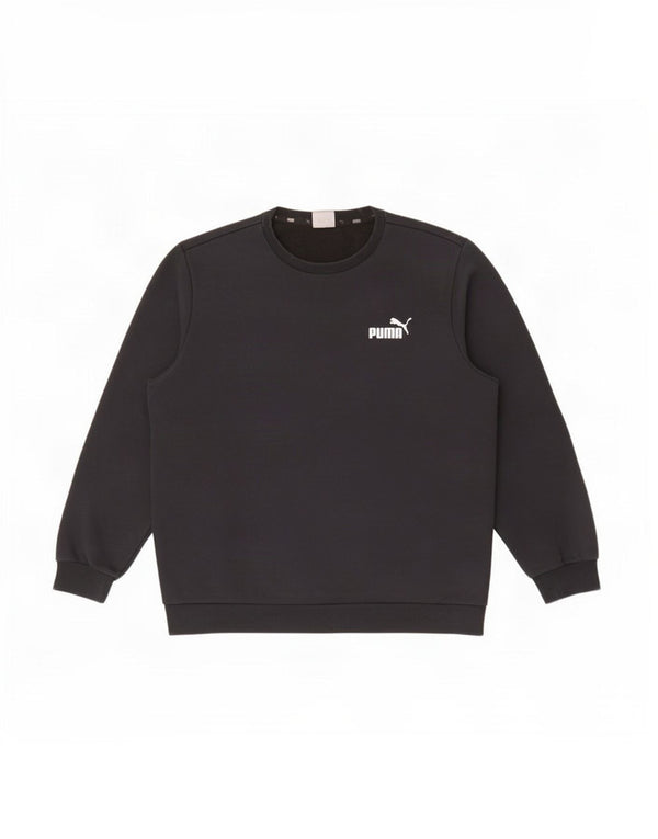 Puma Sweat-shirt pour homme en coton noir Taille L