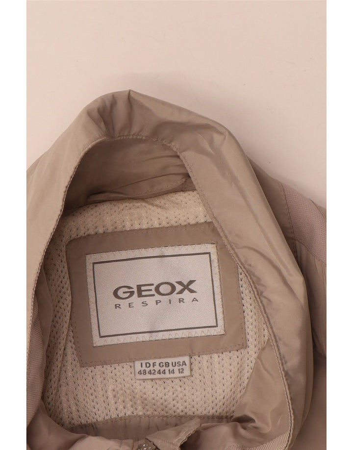Geox Veste utilitaire Respira pour femme UK 14 Large Beige Polyester