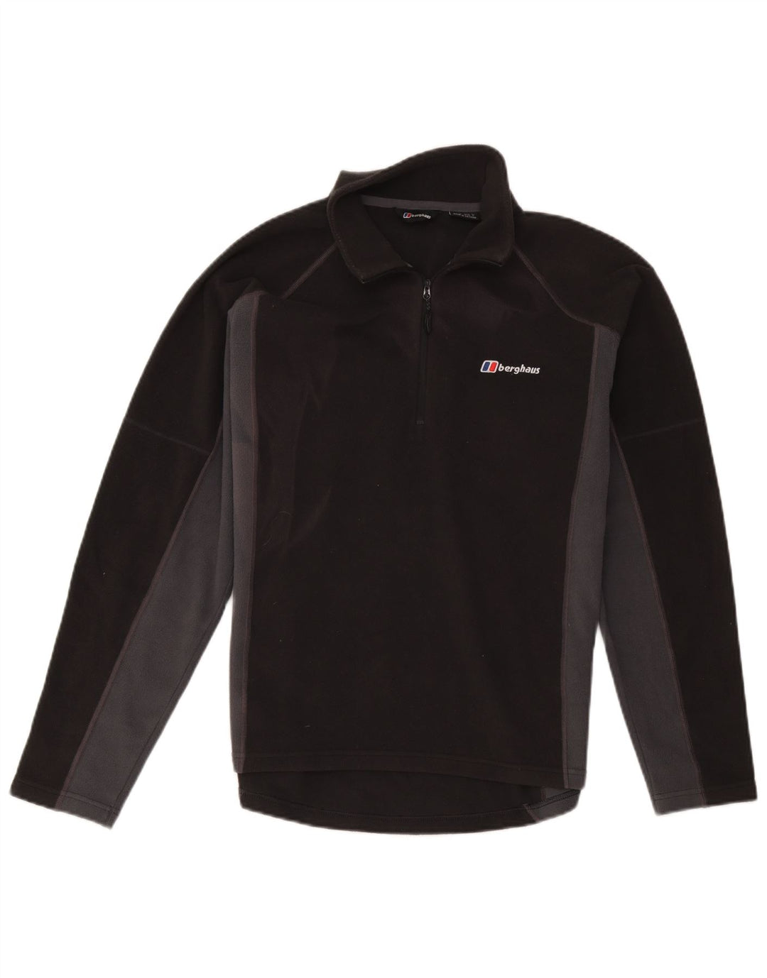 Berghaus Pull Polaire à Col Zippé Homme Noir Moyen Colourblock