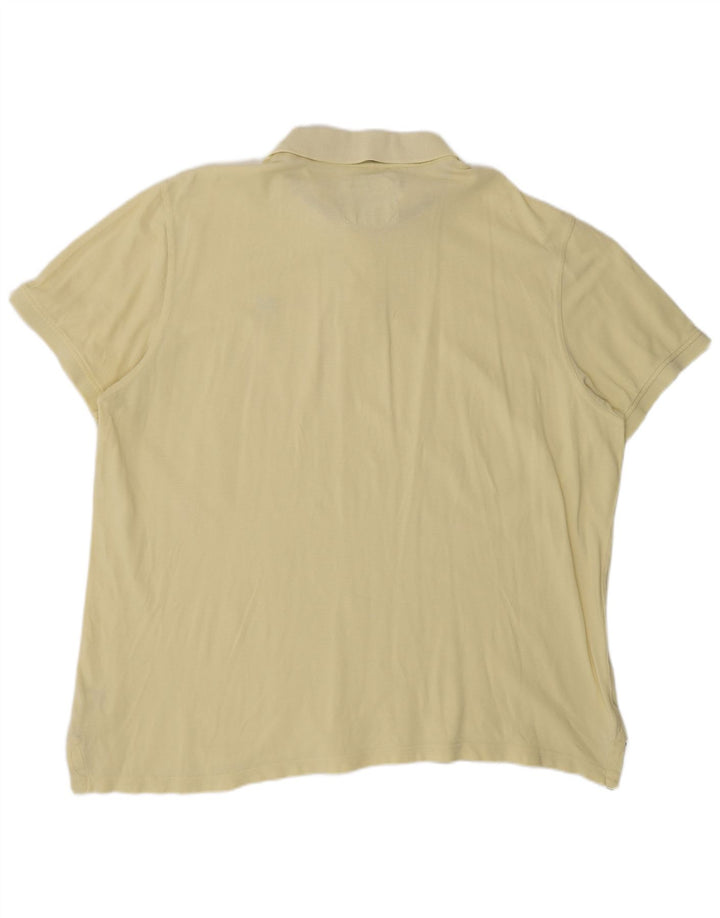 Crew Clothing Polo Homme 2XL Jaune Coton