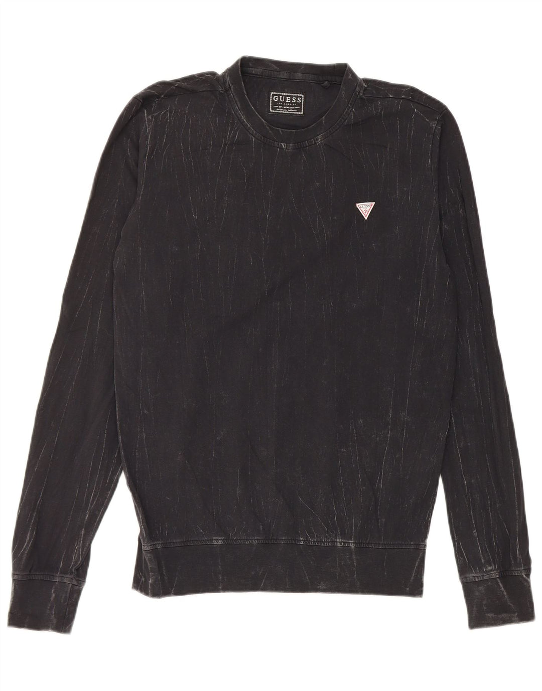 Guess Haut Homme Manches Longues XS Noir Coton