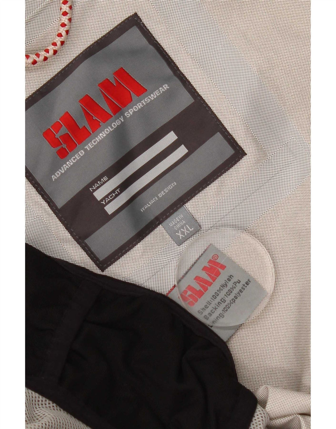Slam Veste de Pluie Homme UK 44 2XL Nylon Blanc