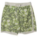 Sundek Short de bain pour homme en polyester à motif floral vert