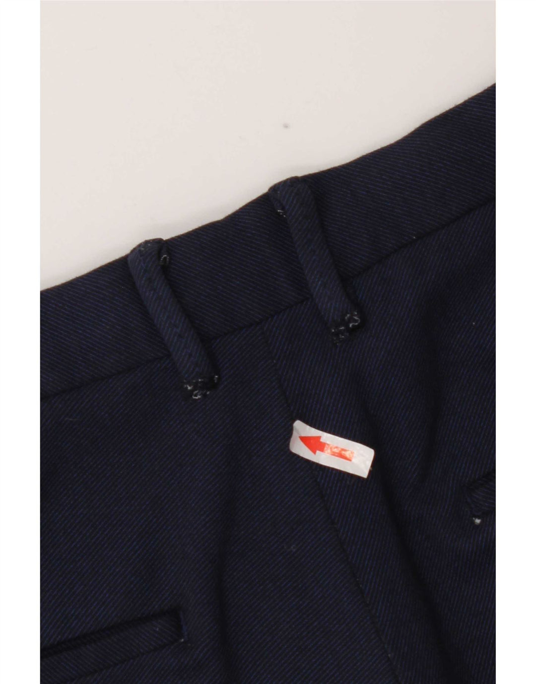 Zara Short Chino Homme EU 42 Large W32 Bleu Marine Viscose