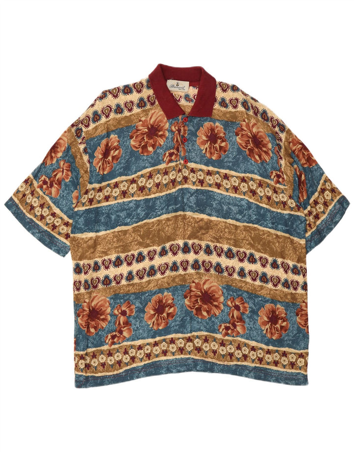 Bramante Polo Homme 2XL Multicolore Floral
