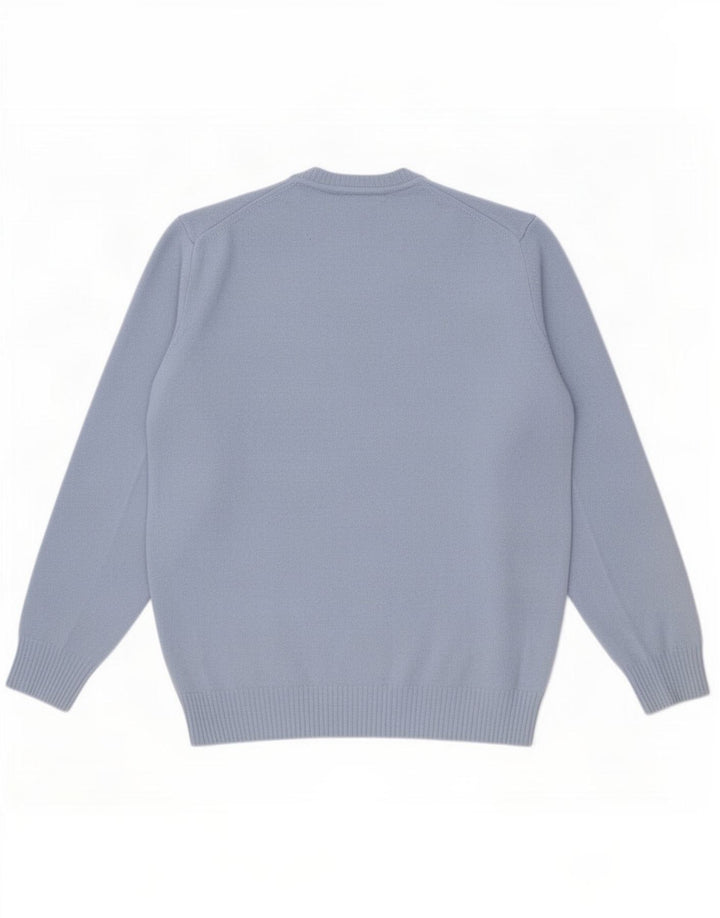 Zara Pull à col rond pour homme Petit Bleu