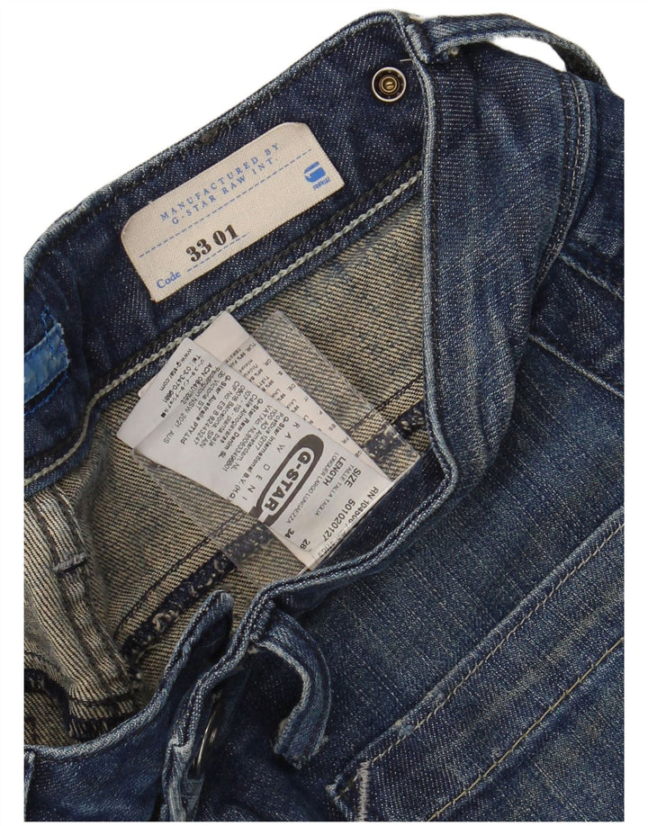G-STAR Jean Super Slim Femme W28 L34 Bleu Coton