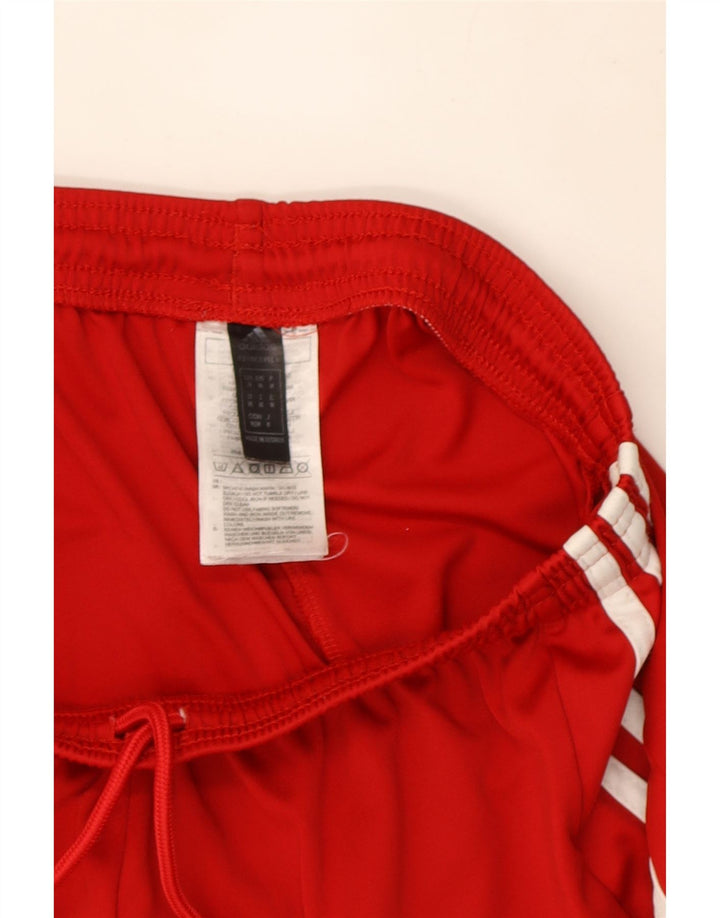 Adidas Short de Sport Climalite Homme Rouge Moyen Polyester
