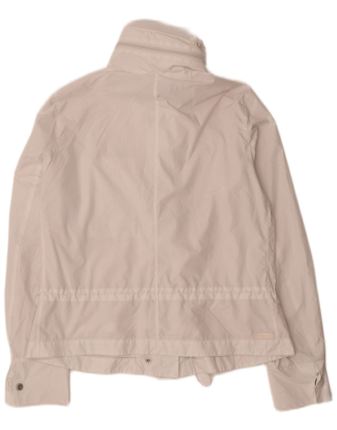 Armani Jeans Veste coupe-vent pour femme UK 8 Small Blanc Polyester