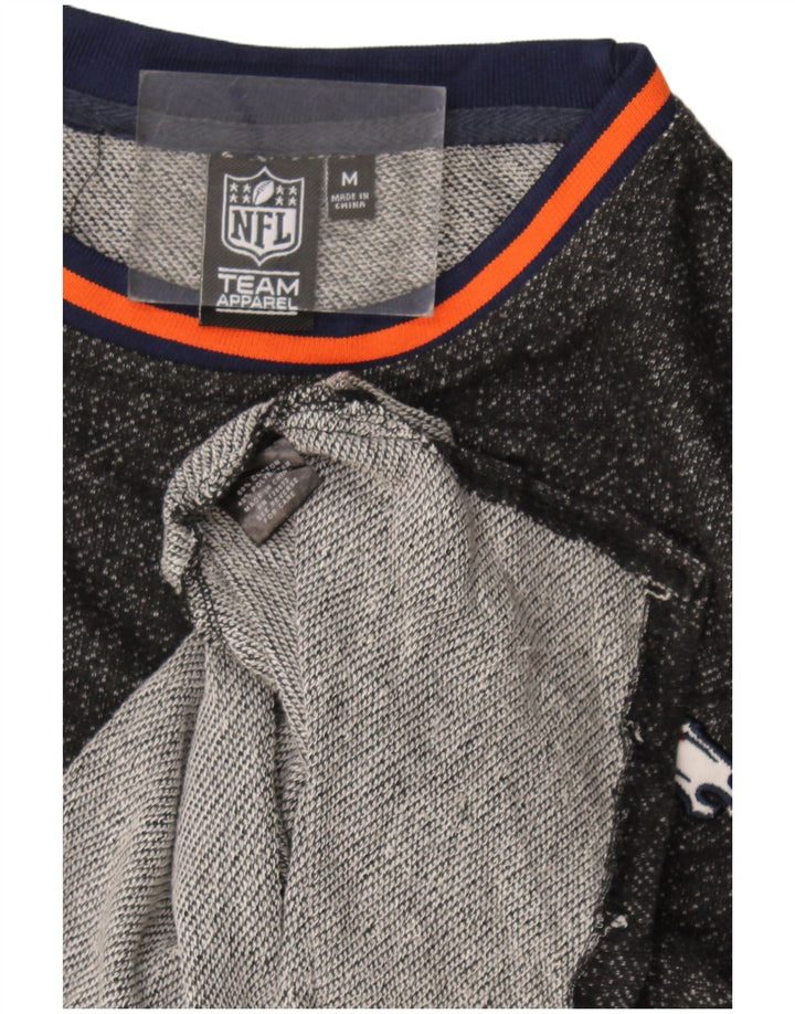 NFL Sweat-Shirt Graphique Denver Broncos Homme Gris Moyen Moucheté