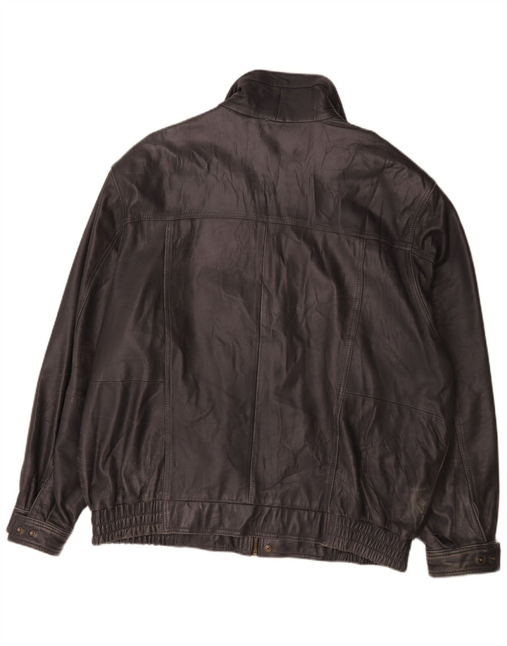 Gazelli Veste en cuir pour homme UK 44 2XL Noir