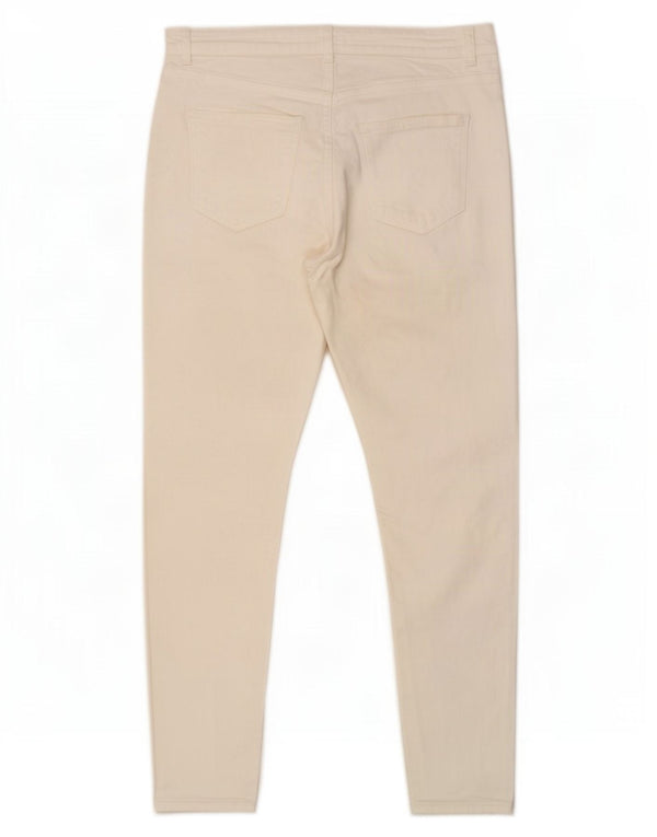 Zara Jean skinny vieilli pour homme EU 44 Large W34 L28 Blanc