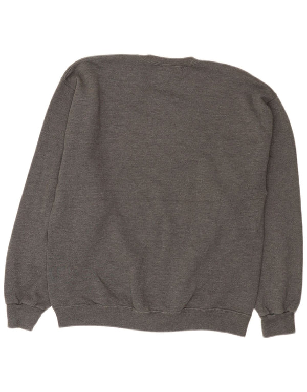 Russell Athletic Mens Sweatshirt Jumper Large Grey Polyester