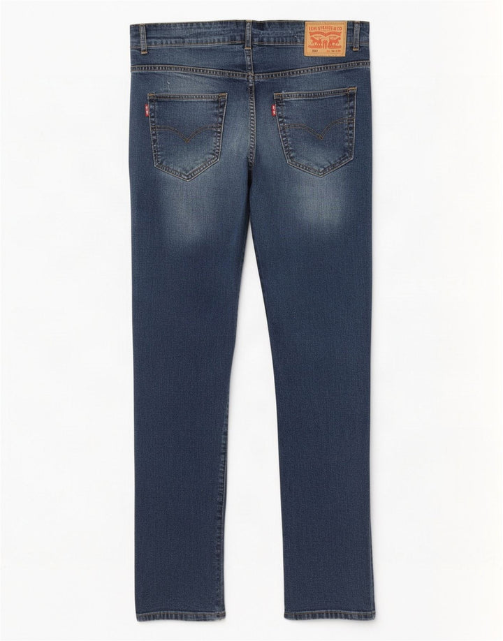 Levi's Jean Slim 511 Taille Haute W38 L32 Homme Bleu Coton