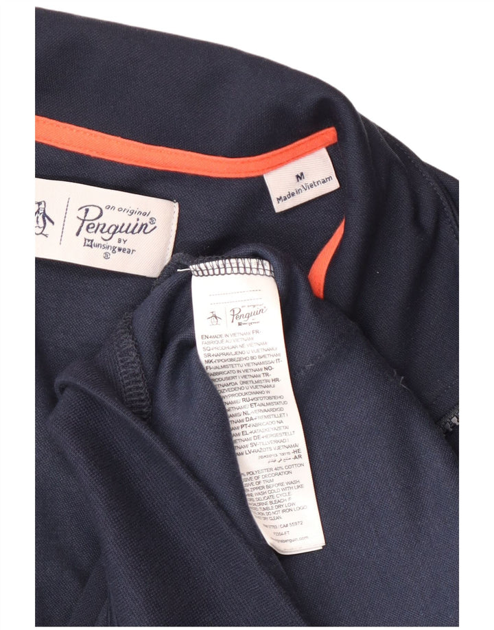 Penguin Veste de Survêtement Homme Bleu Marine Moyen Colorblock Sports