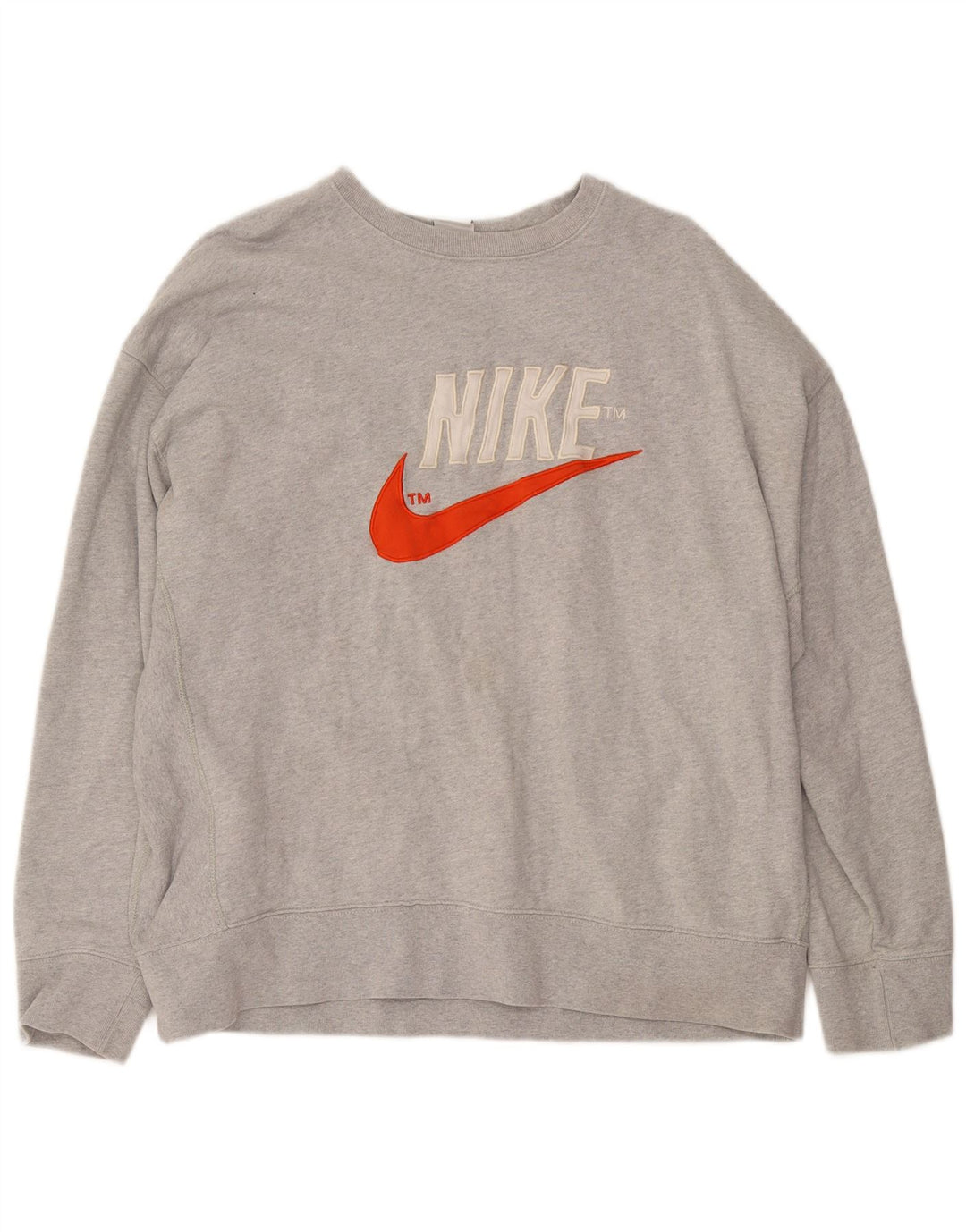 Nike Sweat-shirt graphique pour homme XL Gris Coton