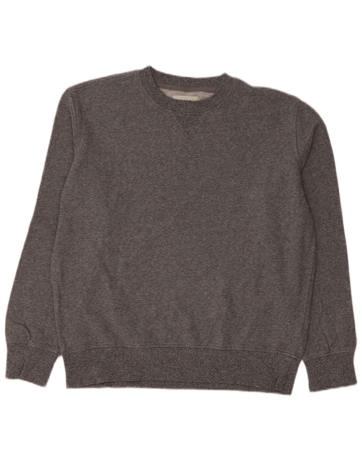 MARKS & SPENCER Sweat-Shirt Homme Gris Moyen Coton