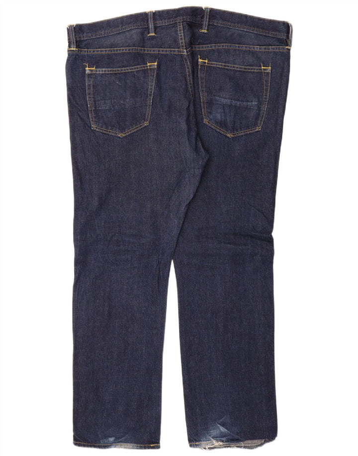 Marks & Spencer Jean droit homme W42 L31 bleu marine coton