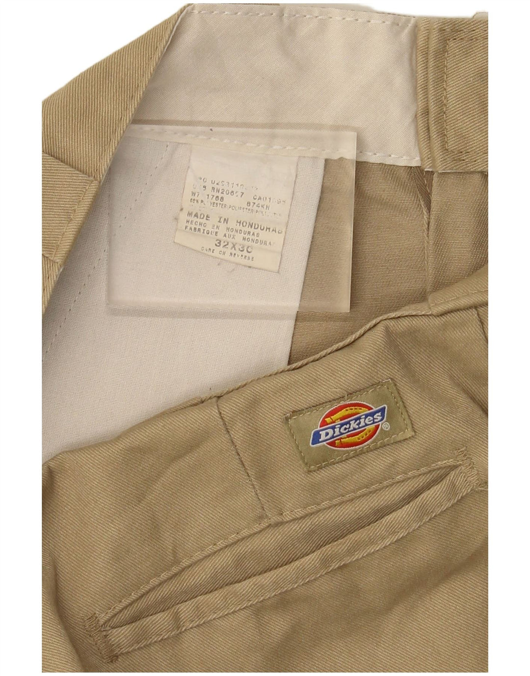 Dickies Short Chino Homme W32 Beige Moyen Polyester
