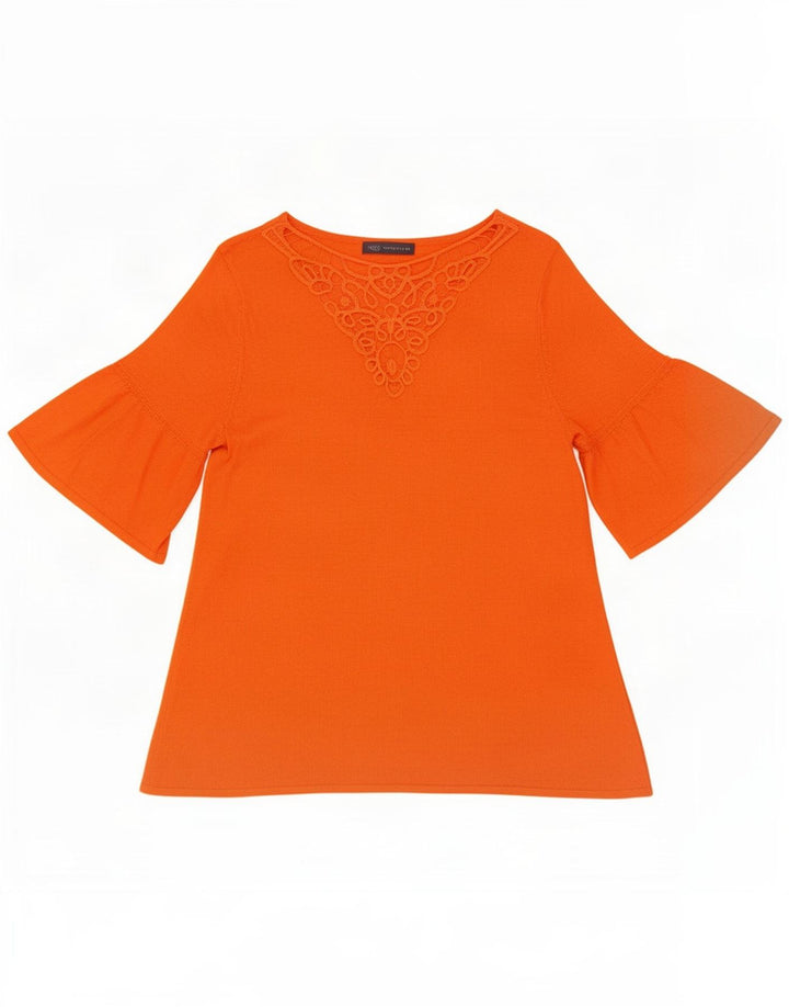 Marks & Spencer Chemisier pour femme UK 14 Acrylique orange moyen
