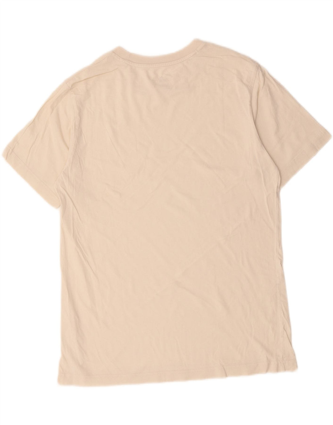 Puma T-Shirt Top Homme Blanc Cassé Moyen Coton
