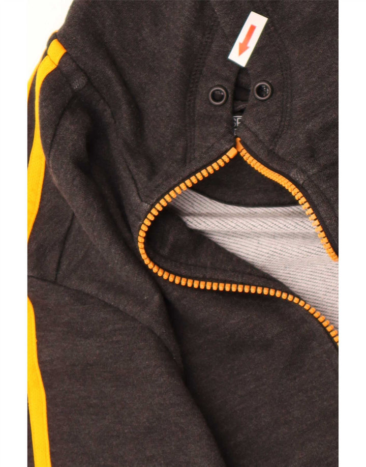 Adidas Pull à capuche zippé Climalite pour homme Petit gris Polyester