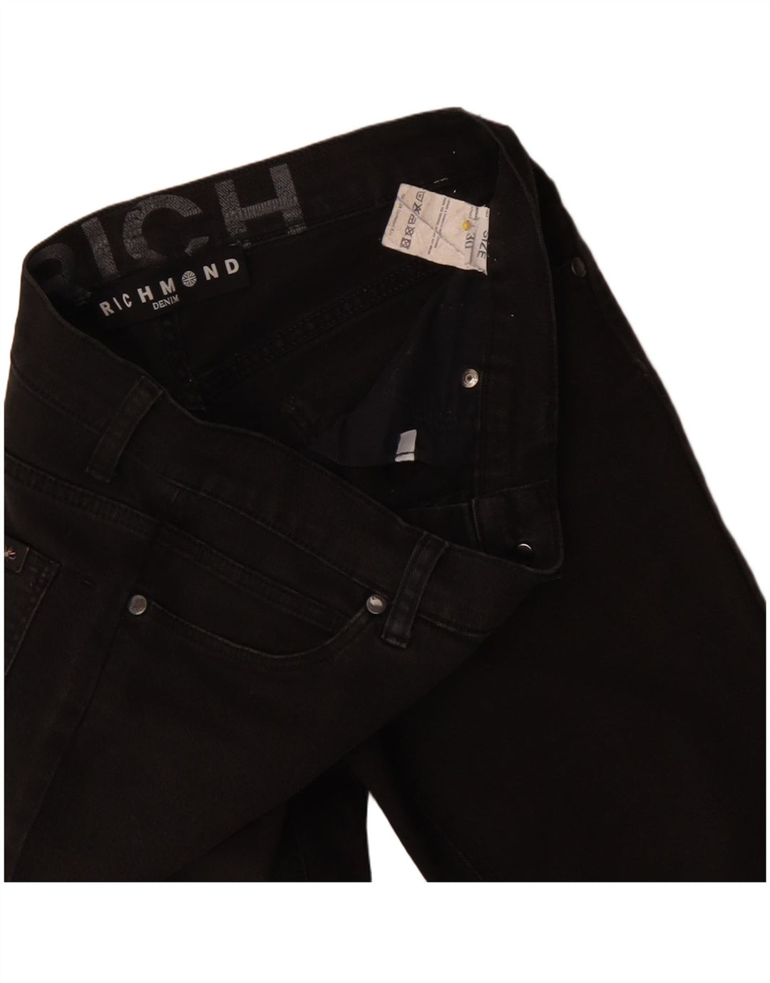 Jean Slim Femme Richmond W30 L32 Coton Noir