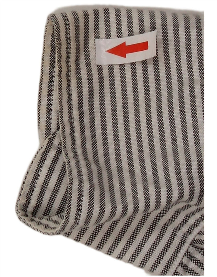 J. CREW Chemise Oxford Slim Fit Homme en Coton à Rayures Gris Moyen