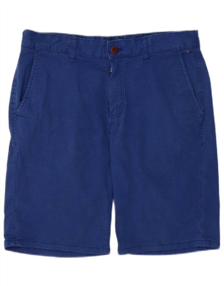 Tommy Hilfiger Short Chino Homme W31 Bleu Moyen Coton