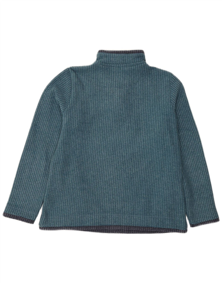 Weird Fish Pull polaire à col zippé pour femme UK 16 Large Bleu Polyester