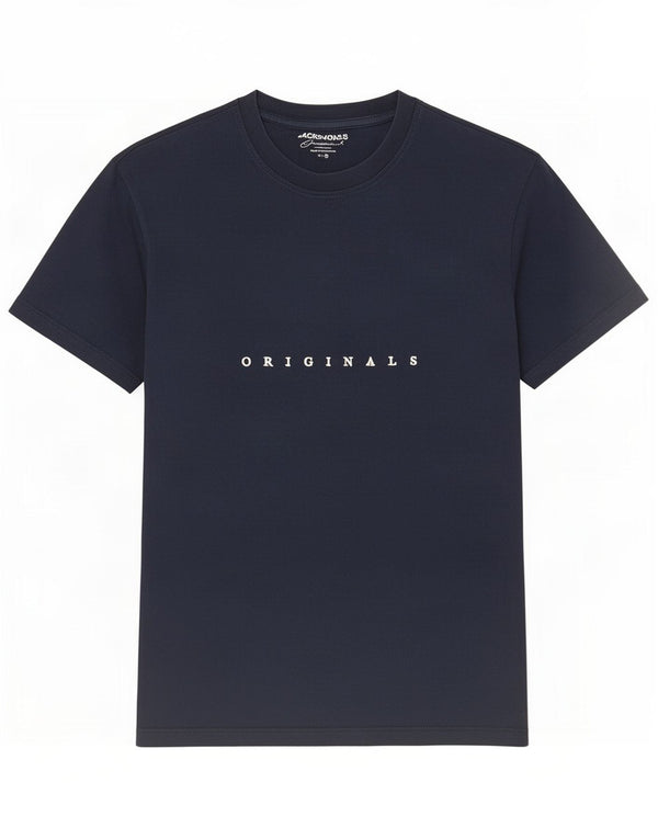 Jack & Jones T-shirt graphique pour homme Small Bleu marine