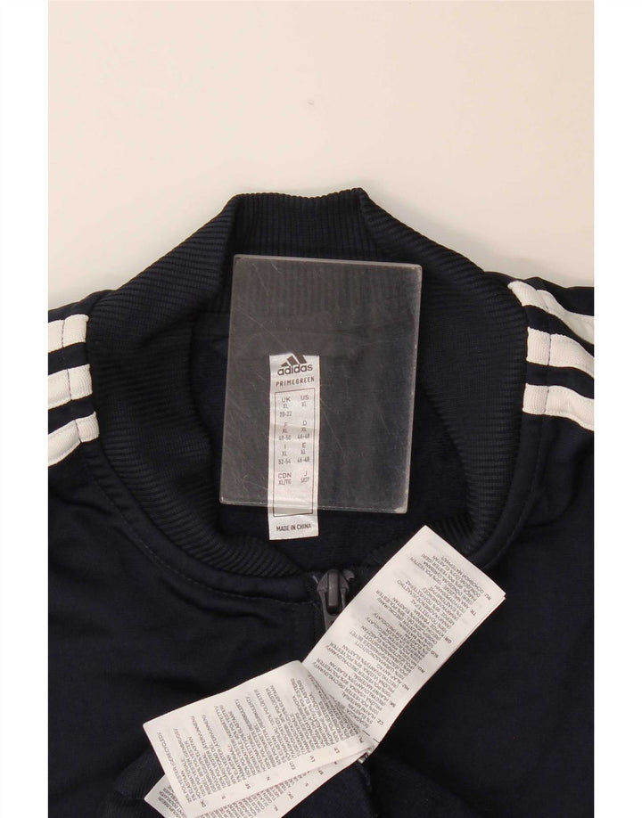 Adidas Veste de survêtement pour femme UK 20/22 XL Bleu marine Polyester