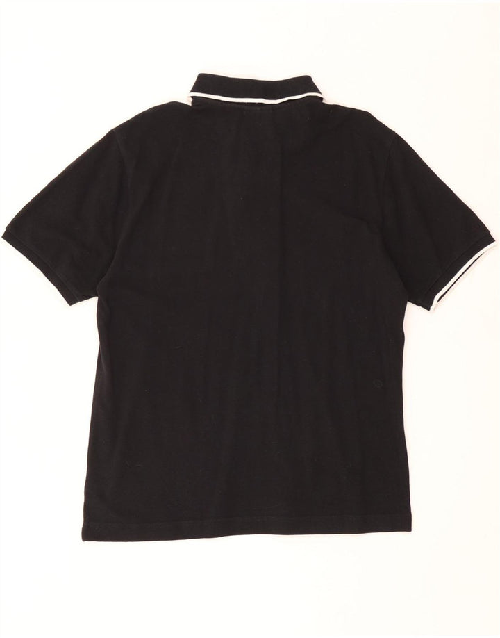 DIADORA Polo Graphique Italia Homme Noir Moyen Coton