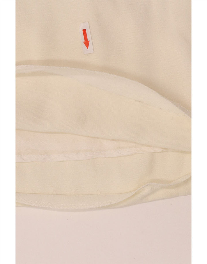 Max Mara Femme Jupe Midi W28 Medium Blanc Cassé