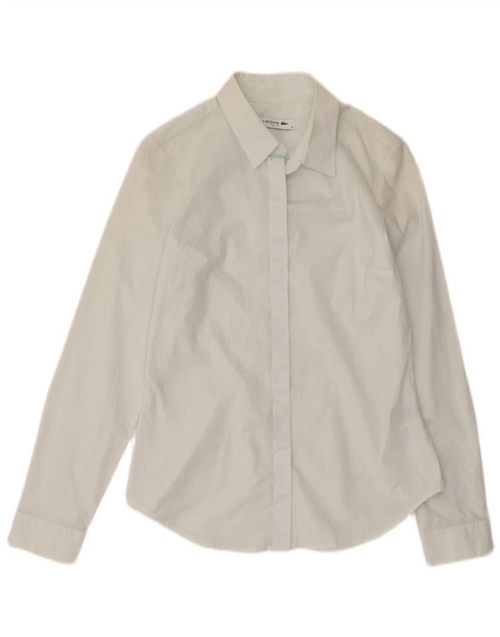 Lacoste Chemise Slim Fit Femme Taille 36 Petit Coton Vert
