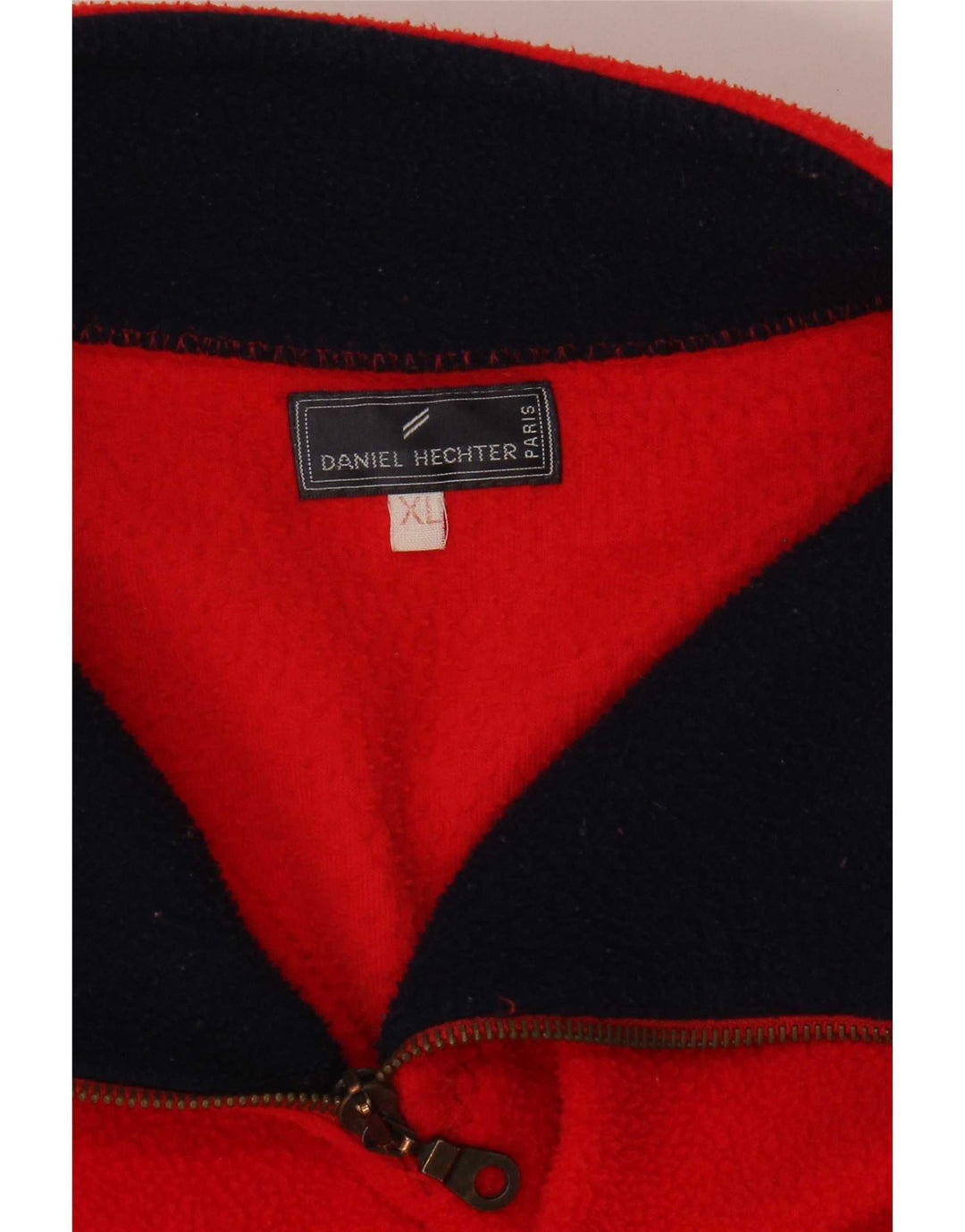 Daniel Hechter Pull polaire à col zippé pour homme XL Rouge